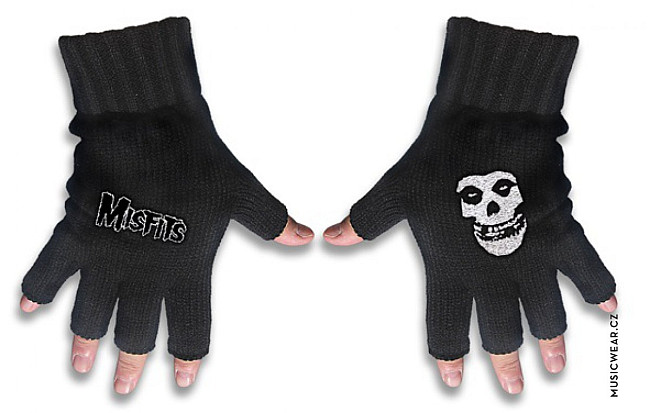 Misfits fingerless gloves, Logo & Fiend