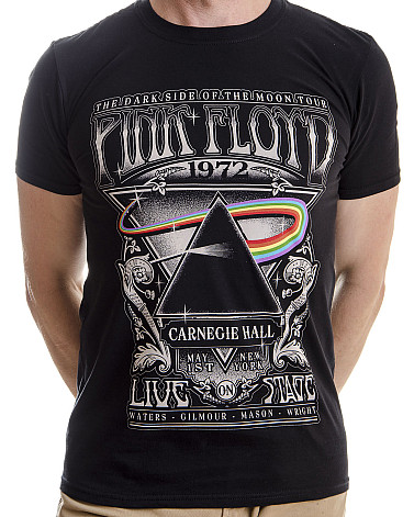 Pink Floyd t-shirt, Carnegie Hall Poster, men´s