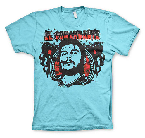 Che Guevara t-shirt, El Comandante Skyblue, men´s