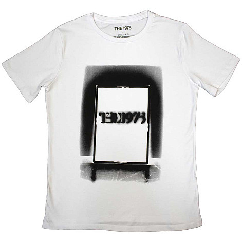 The 1975 t-shirt, Black Tour White, ladies