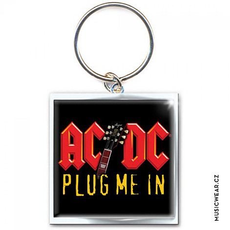 AC/DC keychain, Plug me in