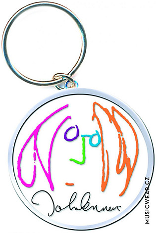 John Lennon keychain, Self Portrait Colour