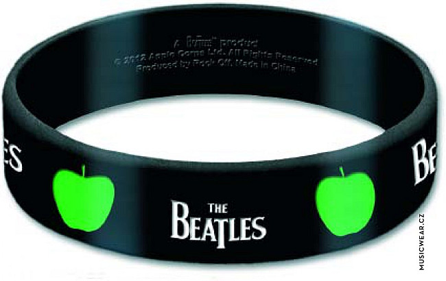 The Beatles silikonový bracelet, Drop T & Apple