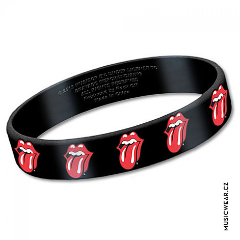 Rolling Stones silikonový bracelet,Tongues