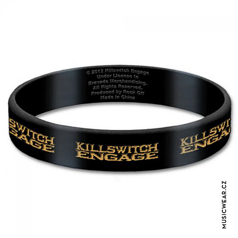 Killswitch Engage silikonový bracelet, Logo