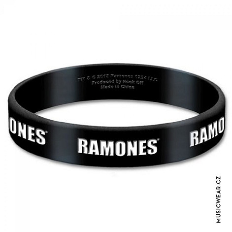 Ramones silikonový bracelet, Logo