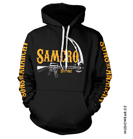 Sons of Anarchy mikina, SAMCRO Est. 1967  Black, men´s