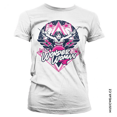 Wonder Woman t-shirt, Wonder Woman Stars Girly, ladies