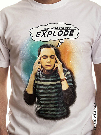 Big Bang Theory t-shirt, Sheldon Your Head Will Now Explode, men´s