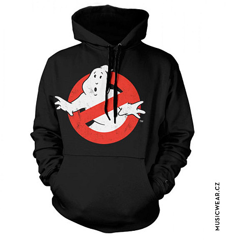 Ghostbusters mikina, Distressed Logo Hoodie, men´s