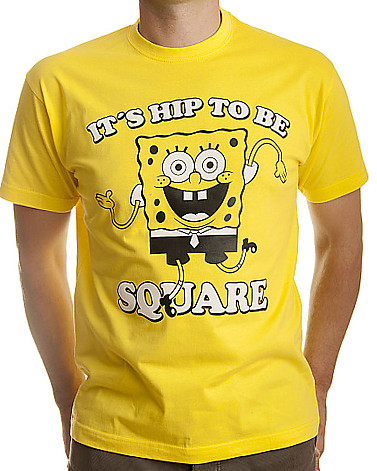 SpongeBob Squarepants t-shirt, It´s Hip To Be Square, men´s