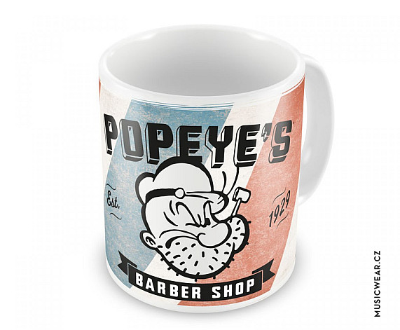 Pepek námořník ceramics mug 250ml, Barber Shop