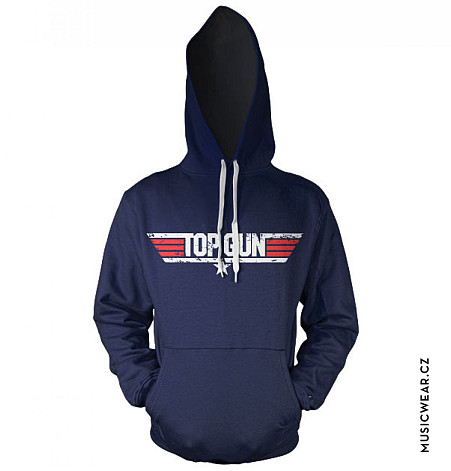 Top Gun mikina, Distressed Logo, men´s