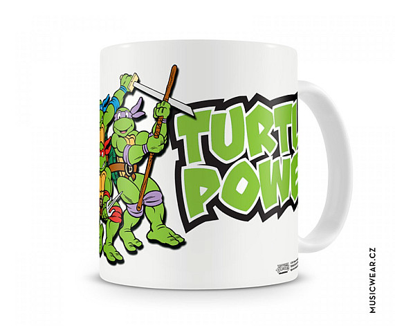 Želvy Ninja ceramics mug 250ml, Turtle Power