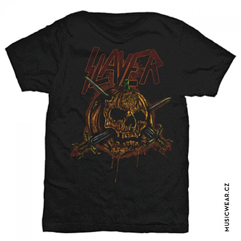 Slayer t-shirt, Skull Pumpkin, men´s