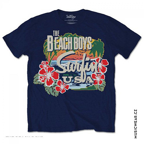 Beach Boys t-shirt, Surfin' USA Tropical, men´s