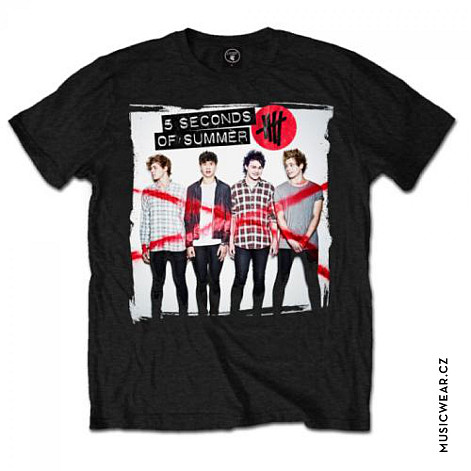 5 Seconds of Summer t-shirt, Album Cover 1, men´s