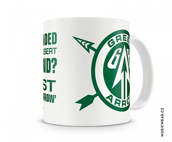 Arrow ceramics mug 250ml, Just Green Arrow It