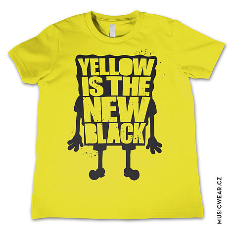 SpongeBob Squarepants t-shirt, Yellow Is The New Black Kids, kids