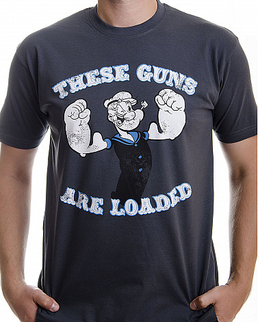 Pepek námořník t-shirt, These Guns Are Loaded, men´s