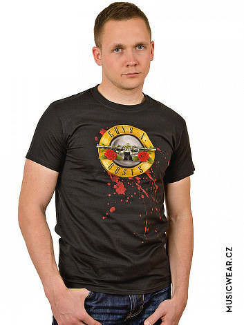 Guns N Roses t-shirt, Bullet, men´s