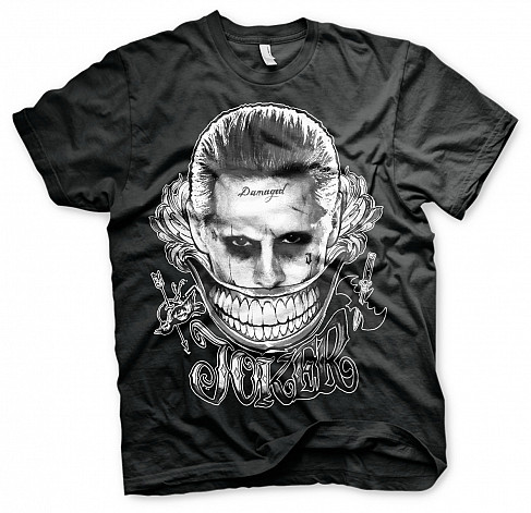 Suicide Squad t-shirt, Damaged Joker, men´s