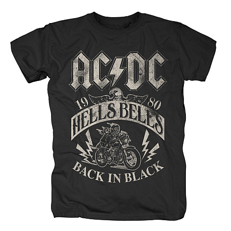 AC/DC t-shirt, Hells Bells 1980 Black, men´s