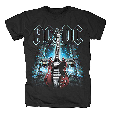 AC/DC t-shirt, High Voltage Guitar Black, men´s