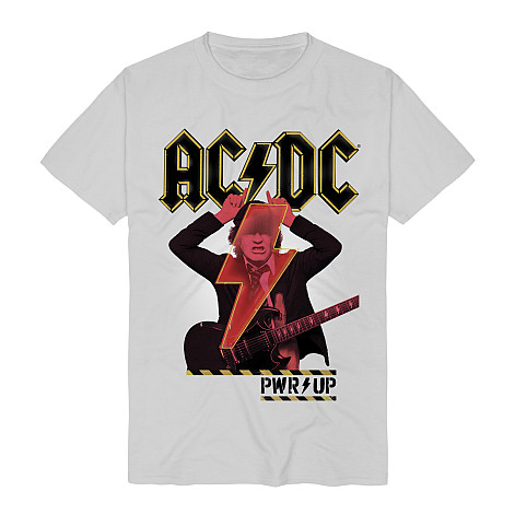 AC/DC t-shirt, PWRUP Angus Devil Grey, men´s