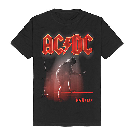 AC/DC t-shirt, PWRUP Angus Live Black, men´s