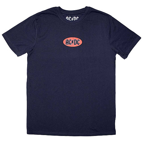 AC/DC t-shirt, Mini Oval Logo Navy Blue, men´s