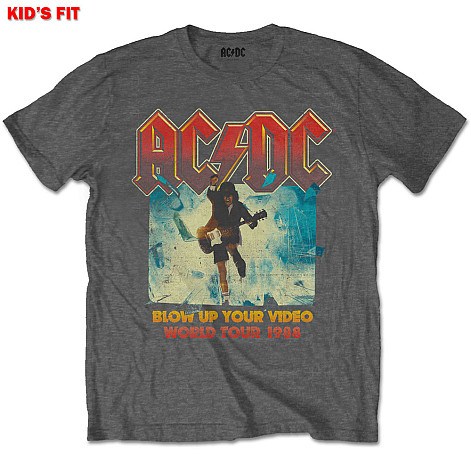 AC/DC t-shirt, Blow Up Your Video Grey, kids