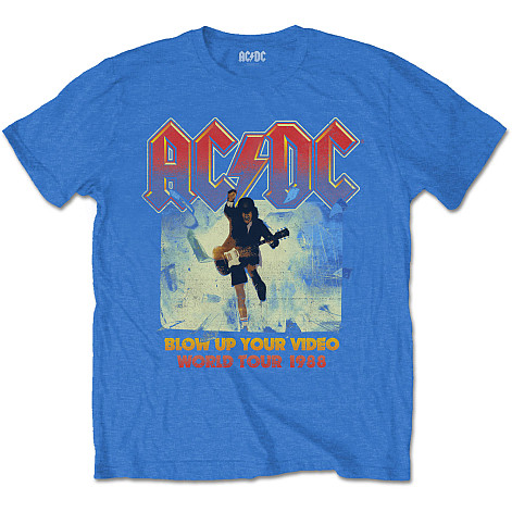 AC/DC t-shirt, Blow Up Your Video Mid Blue, men´s