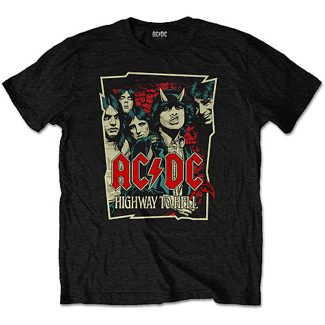 AC/DC t-shirt, Highway To Hell Sketch Black, men´s