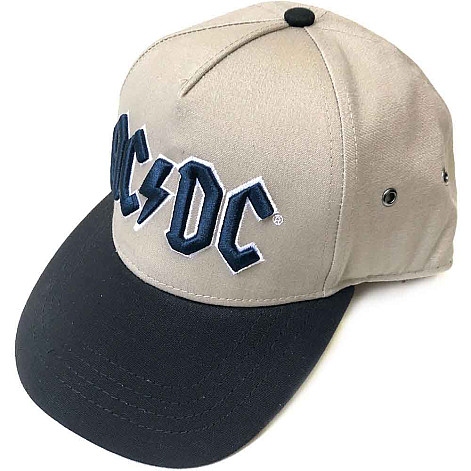 AC/DC snapback snapback, Navy Logo Black & Sand, unisex