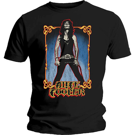 Alice Cooper t-shirt, Vintage Whip Washed Black, men´s