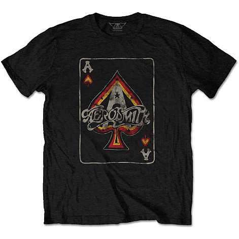 Aerosmith t-shirt, Aces Black, men´s