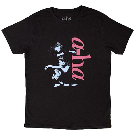 A-ha t-shirt, Vertical Logo Black, men´s