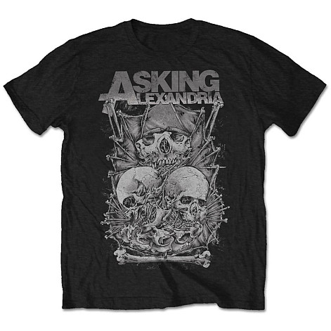 Asking Alexandria t-shirt, Skull Stack, men´s