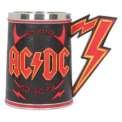 AC/DC tankard 500 ml/14 cm/0.9 kg, High Voltage Rock and Roll