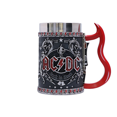 AC/DC tankard 500 ml/16 cm/0.9 kg, Back in Black