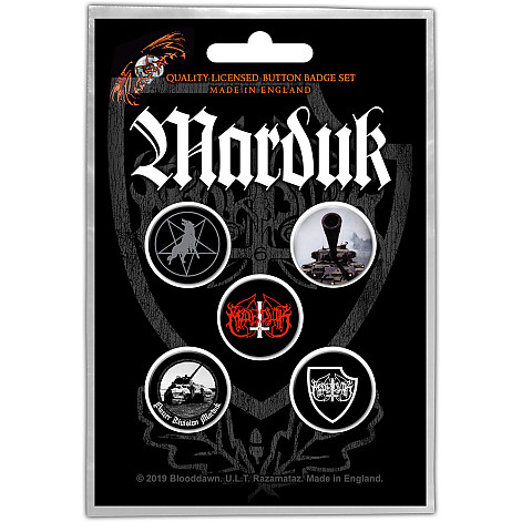 Marduk button badges – 5 pieces, Panzer Division