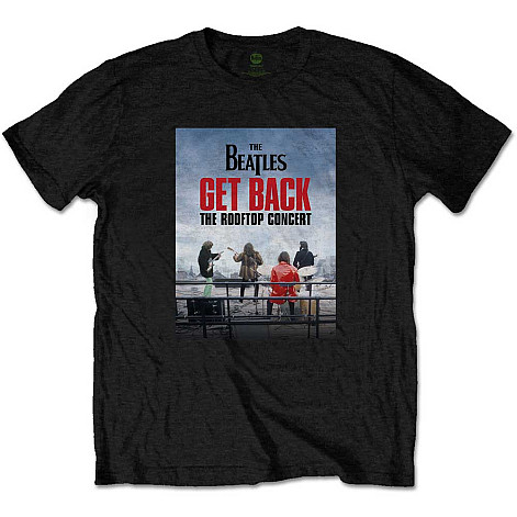 The Beatles t-shirt, Rooftop Concert Black, men´s