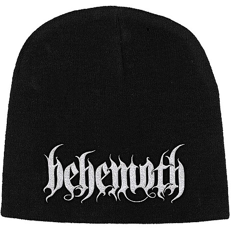 Behemoth winter beanie cap, Logo Black, unisex