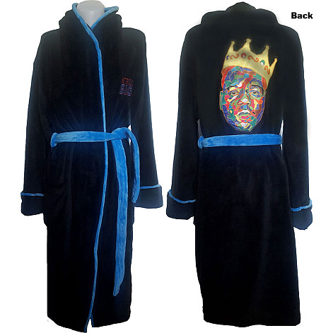 Notorious B.I.G. bathrobe, Crown Black