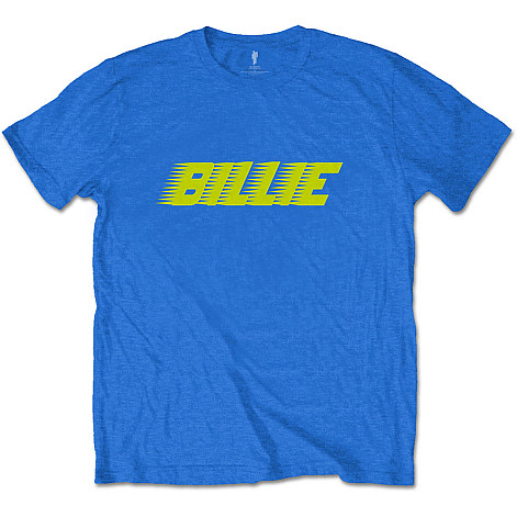 Billie Eilish t-shirt, Racer Logo Blue, men´s