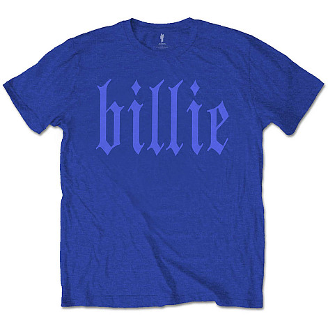 Billie Eilish t-shirt, Billie 5 BP Blue, men´s