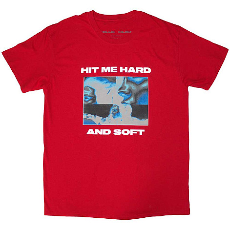 Billie Eilish t-shirt, Hit Me Hard And Soft Negative Red, men´s