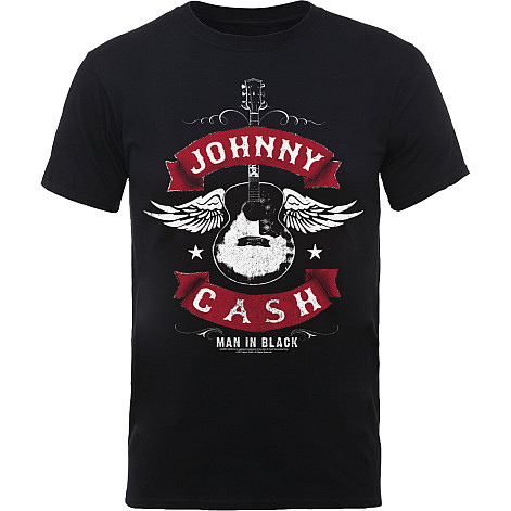 Johnny Cash t-shirt, Winged Guitar, men´s