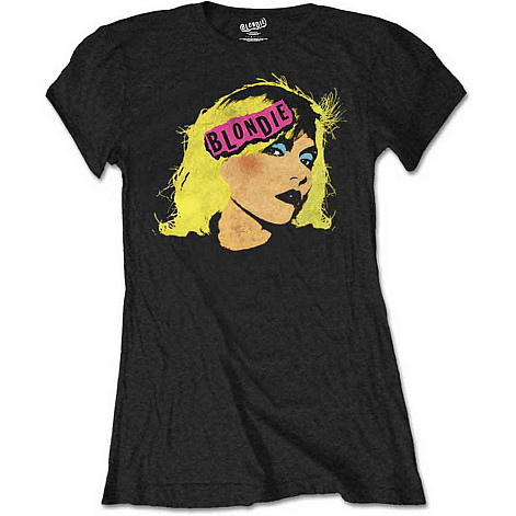 Blondie t-shirt, Punk Logo Black, ladies